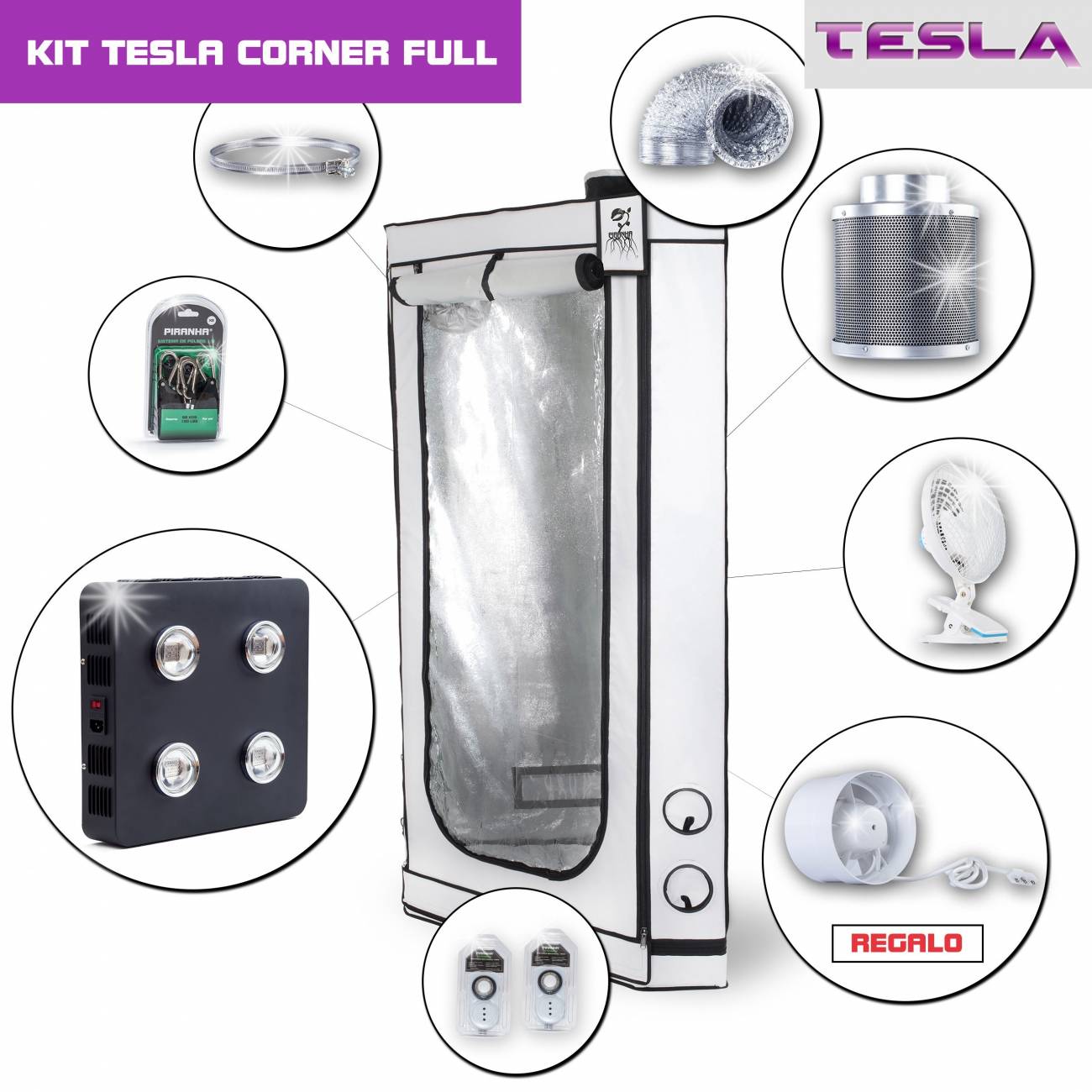 Kit Tesla Corner - T360W Completo
